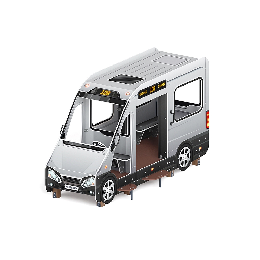 Беседка АВТОБУС для детской площадки МФ 10.03.13-02