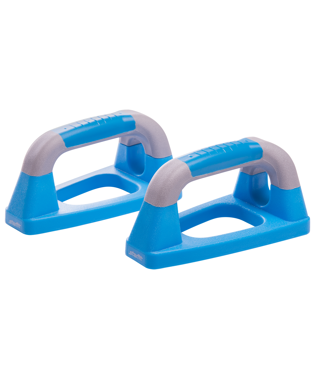 Упоры для отжиманий «Утюжки» BA-303, синие/серые