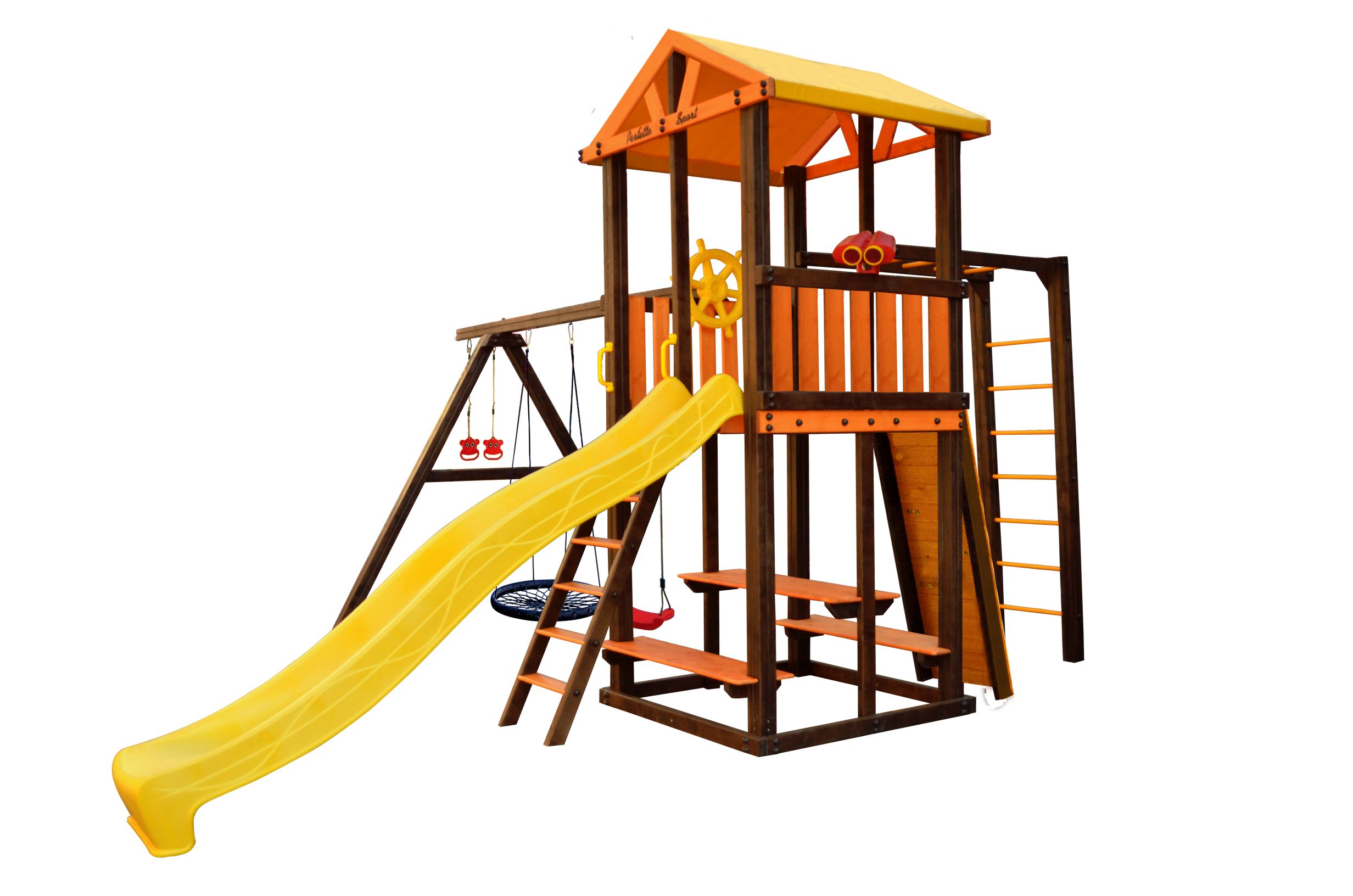 Игровой комплекс Perfetto sport «Bari-7» + качели "Паутина"