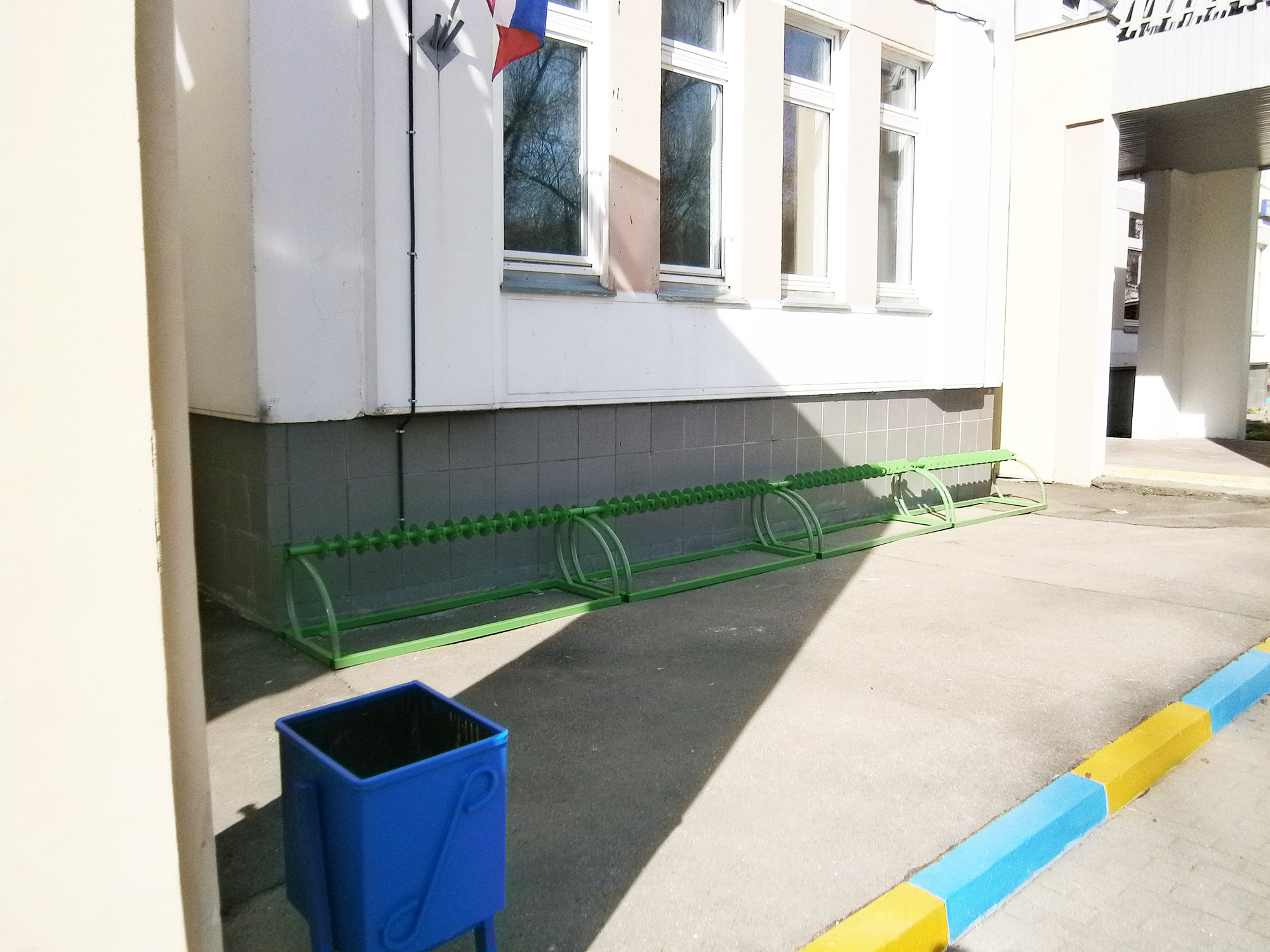 Парковка для самокатов Лотос на 15 мест