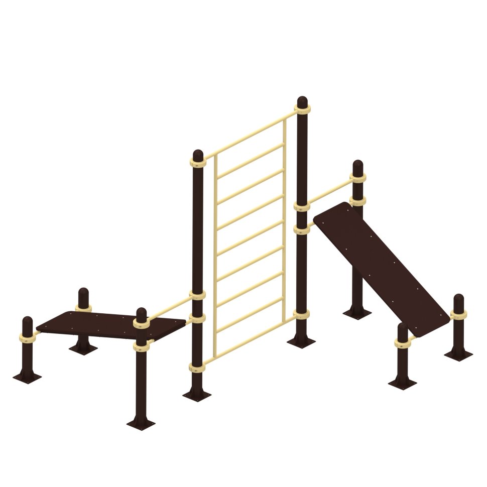 Лавочки для пресса и шведская стенка Air-Gym YSK76