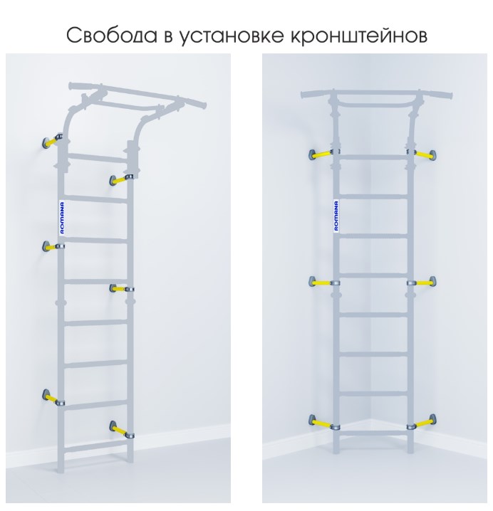 Шведская стенка Next Top ROMANA (01.21.8.06.490.03.00-24) синяя слива