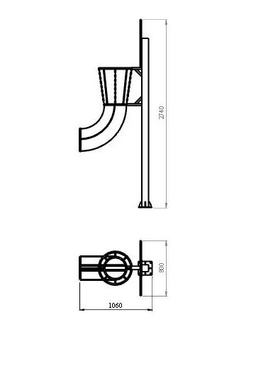 Баскетбольное кольцо Air Gym YT57