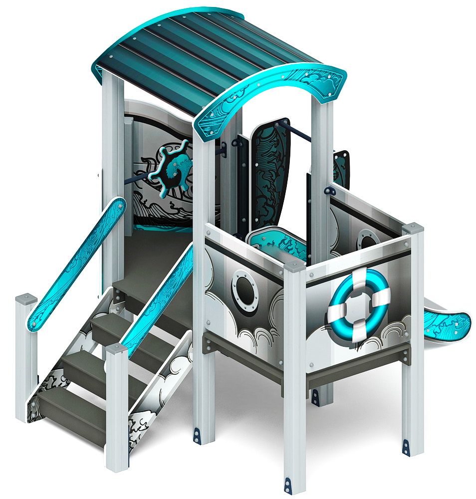 КАТЕРОК игровая форма (горка Н 750) ДИК 1.03.3.01-12