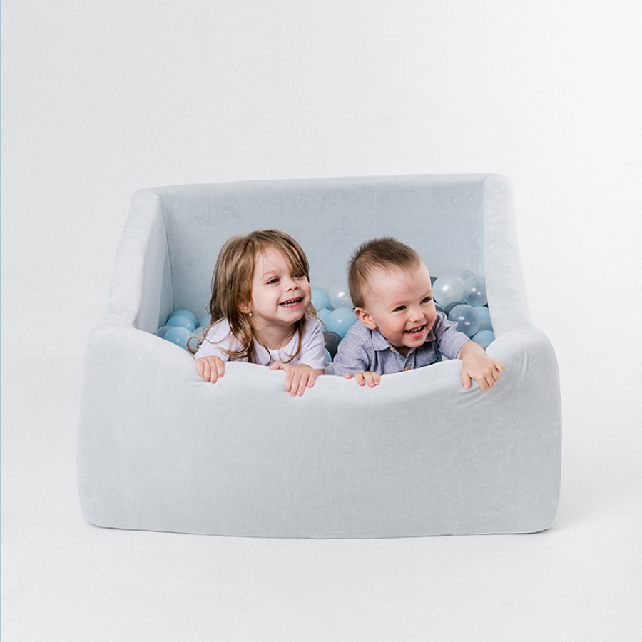 Детский сухой бассейн Romana Airpool Box (Серый + 200 шаров)