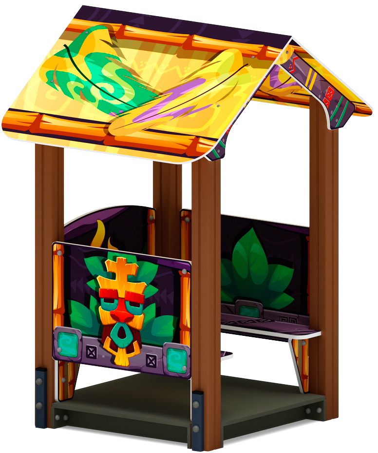 ДОМИК МАЛЫЙ 2 (Майя) для детской площадки МФ 10.01.02-03