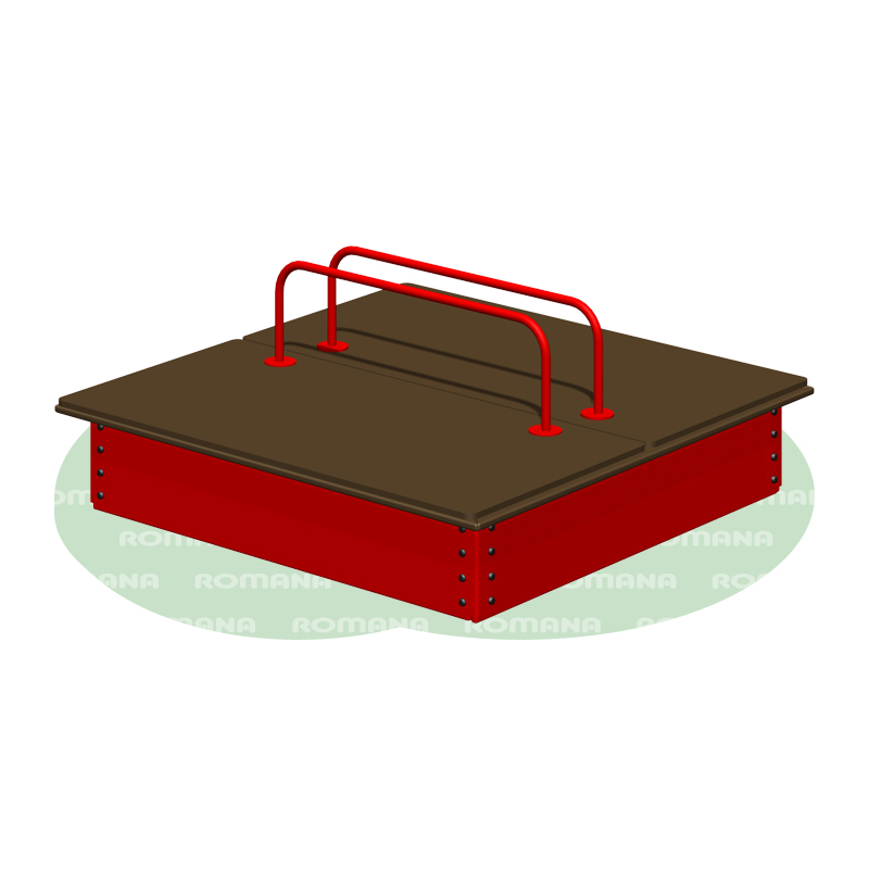 Песочница с крышками + принты "дорога", "игра-ходилка" «Romana 109.22.01»