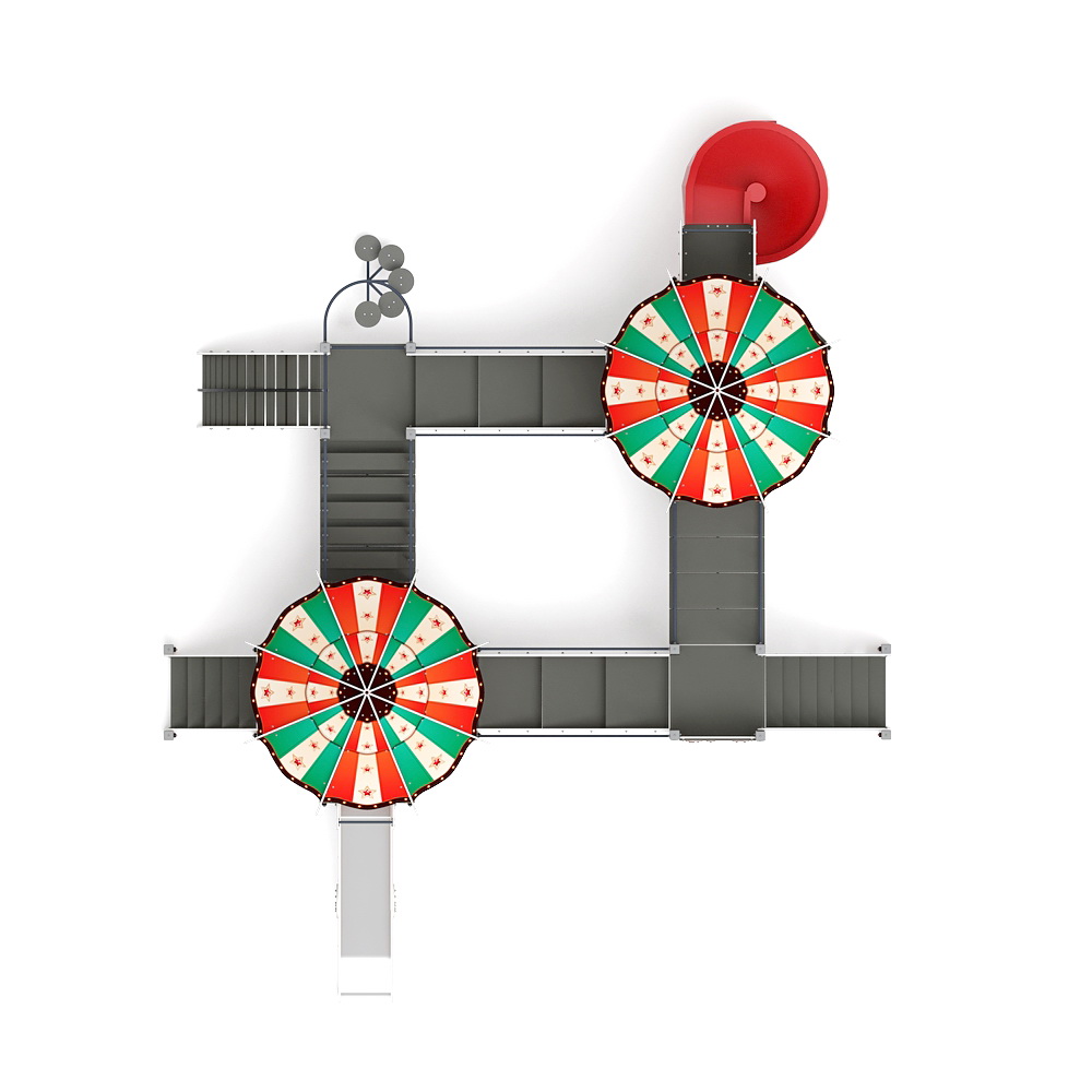 КАРНАВАЛ детский игровой комплекс ДИК 2.22.04-01 (H=2000, H=1200)