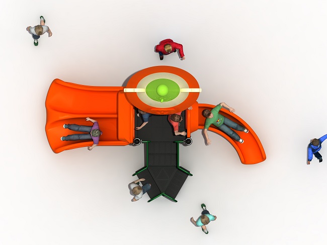 Детская игровая площадка Air-Gym Play Птица Феникс WD-WN240, серия Страна Чудес