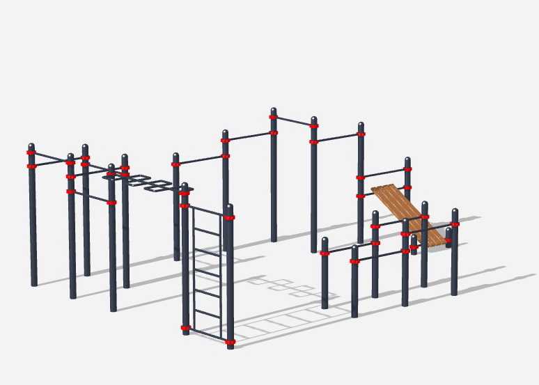 Уличный атлетический комплекс ВОРКАУТ 34 (89)