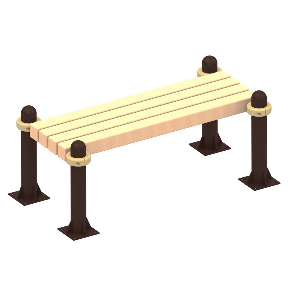 Скамья для отдыха, брус YSK09