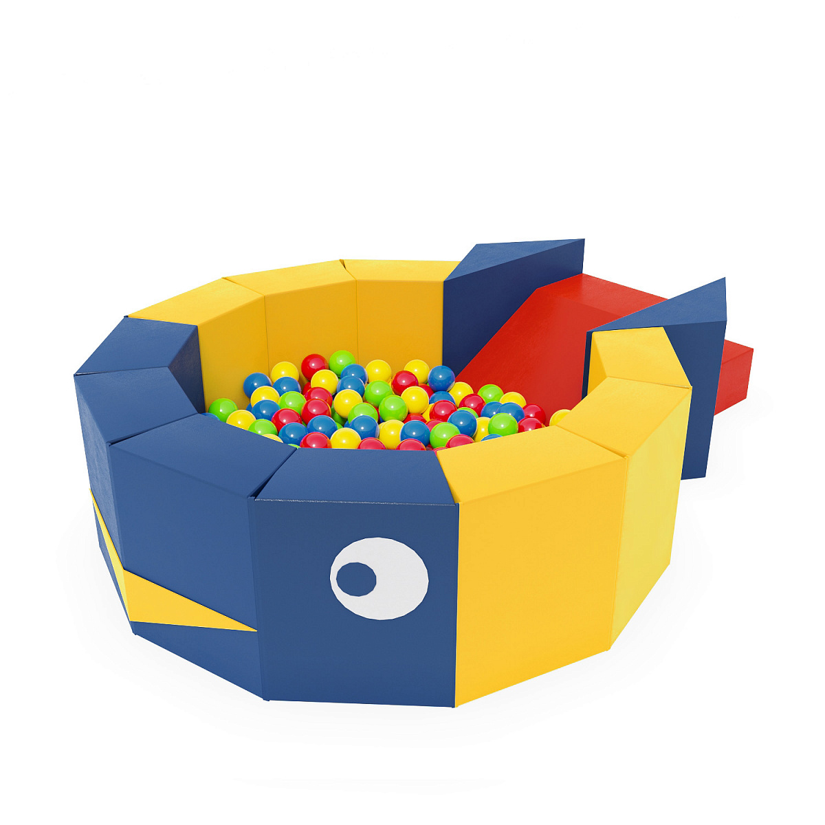 Сухой бассейн КИТ (с горкой) Romana (ДМФ-МК-16.18.00)