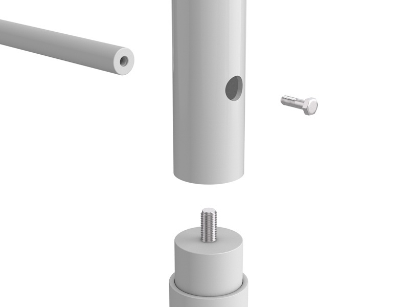 Ворота футбольные, разборные (7,32х2,44 м) (15.102)