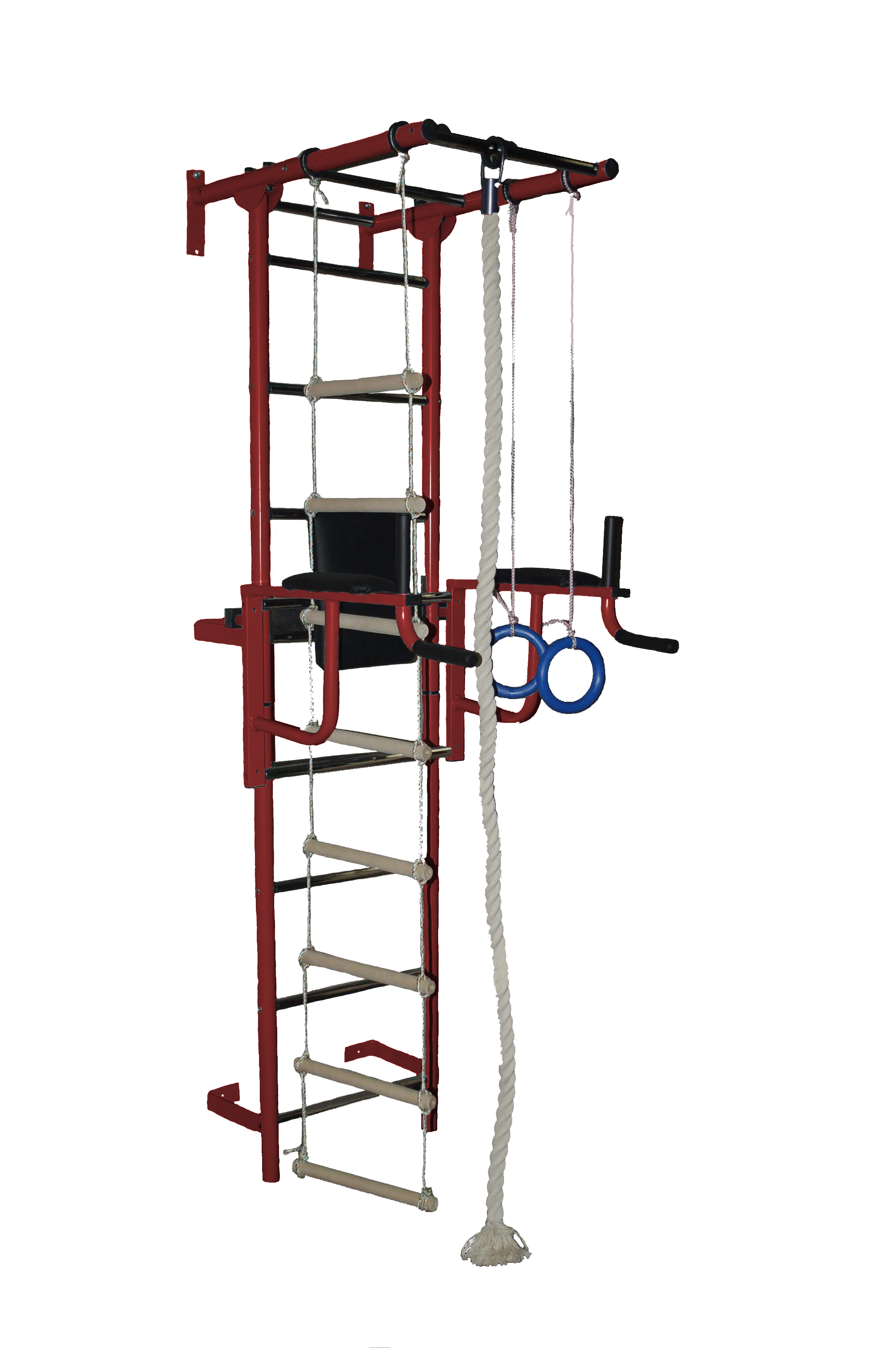 ДСК "Крепыш плюс " пристенный с брусьями серый