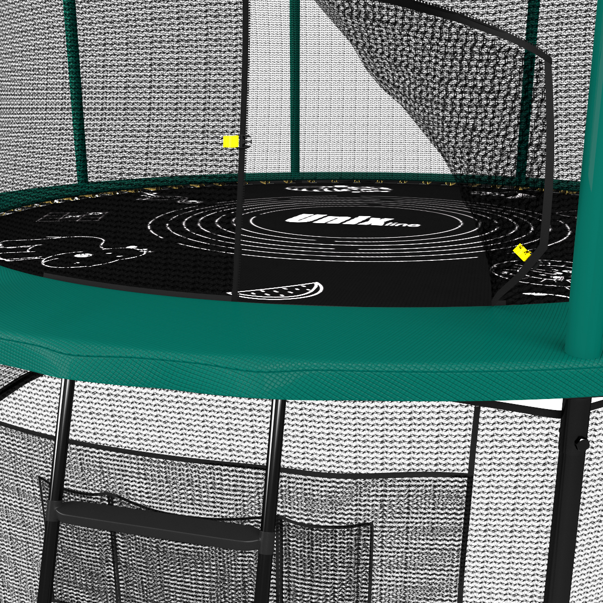 Батут UNIX line 16 ft SUPREME GAME (green)