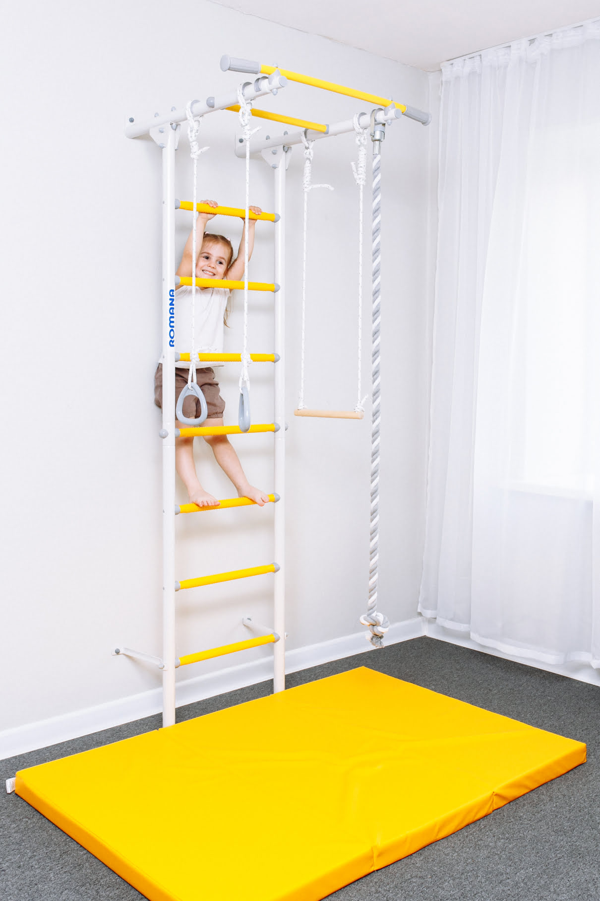 Шведская стенка S1 Romana (01.21.7.06.490.05.00-13) зелёное яблоко