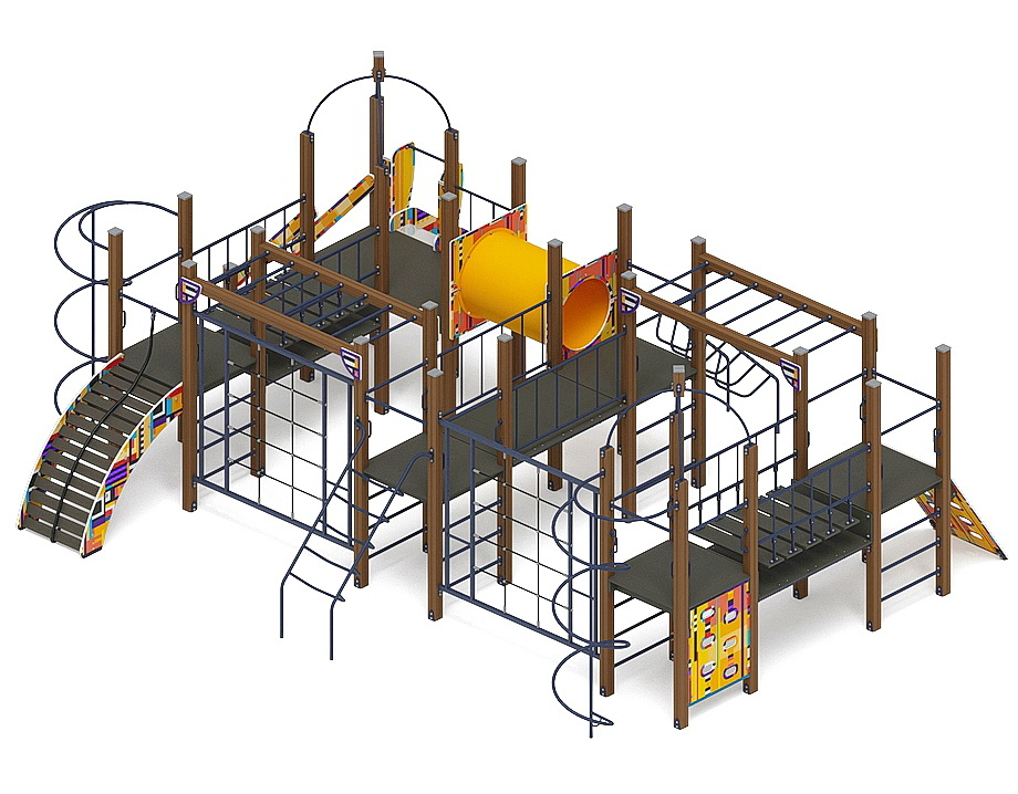 СПОРТ (Ритм) детский игровой комплекс ДИК 2.06.01-01 (H=1200)
