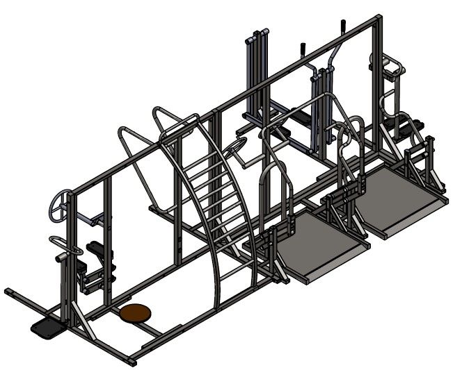 Комплекс с тренажерами Air Gym YTR003