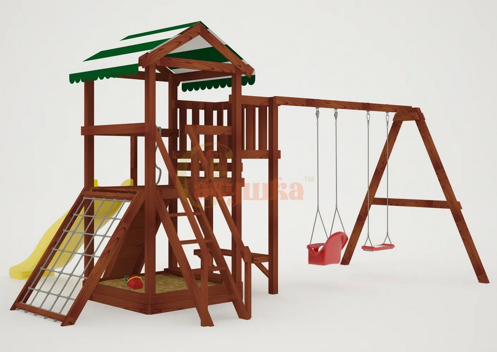 Детская площадка Савушка Мастер 2 (Махагон)