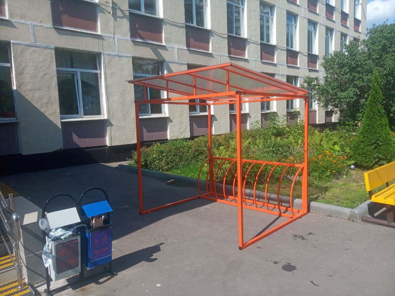 Парковка для велосипедов с навесом Air Gym Stolz