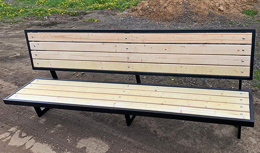 Уличная скамейка со спинкой «Парк» (14.6.700)