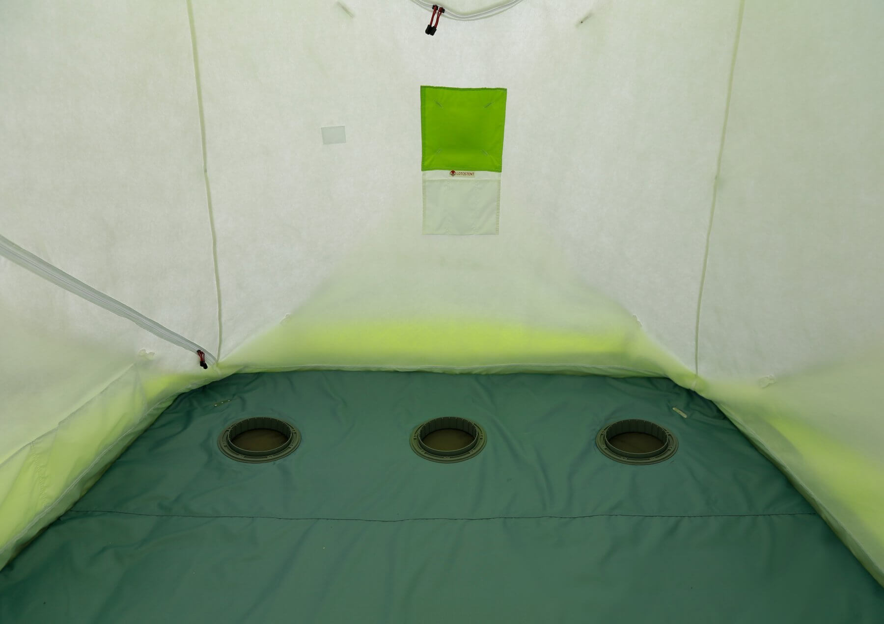 Зимняя палатка ЛОТОС Куб 3 Компакт Эко (стеклокомпозитный каркас)