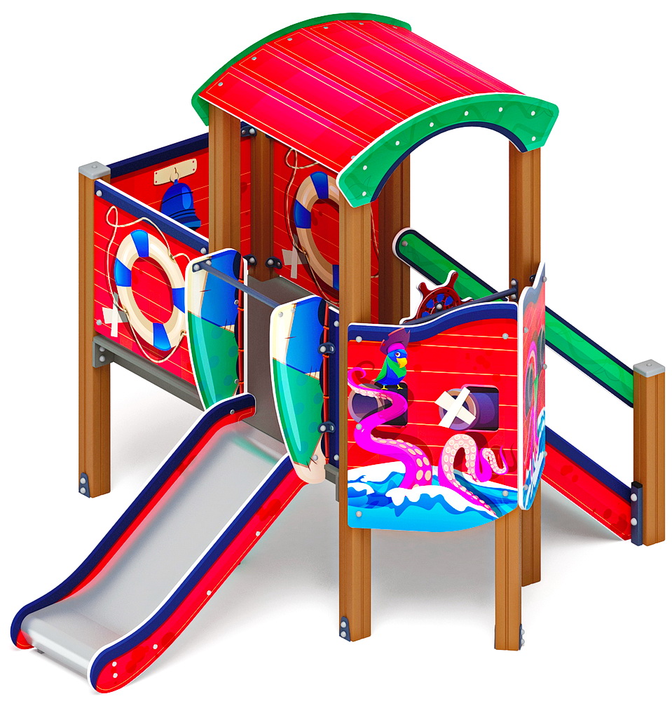 КАТЕРОК игровая форма (горка Н 750) ДИК 1.03.3.01-10