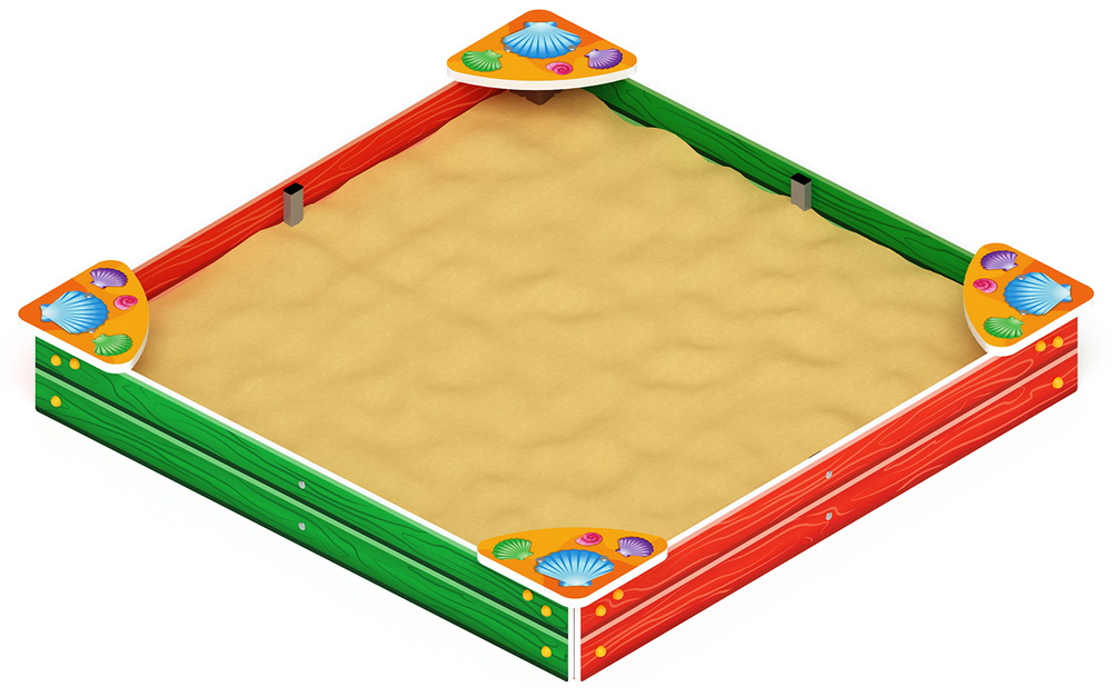 Песочница СРЕДНЯЯ (ракушки) ИО 5.01.02-01