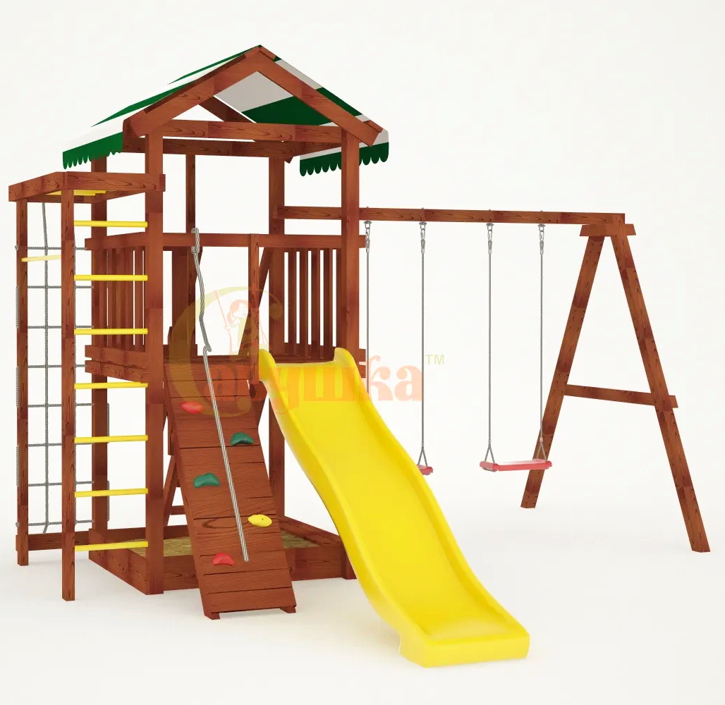 Детская площадка Савушка Мастер 5 (Махагон)