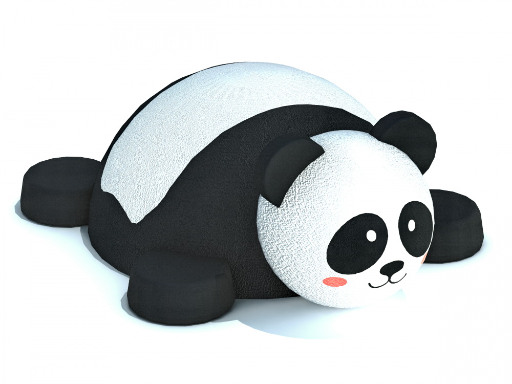 Резиновая 3D-фигура ZION Панда (для парков и детских площадок)
