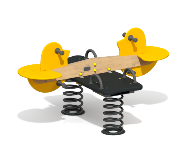 Качалка-балансир на двух пружинах для детской площадки Птенцы КБ-79