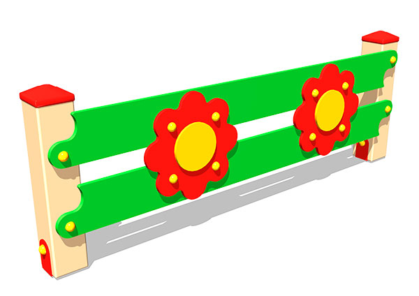Ограждение детской площадки ZION Цветок (ОГД014)