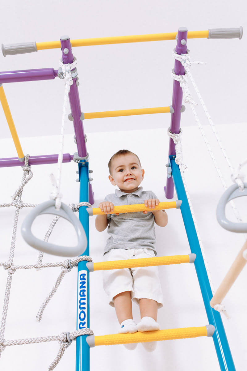 Домашний спортивный комплекс S7 Romana (01.31.7.06.410.05.00-68) сиренево/голубой