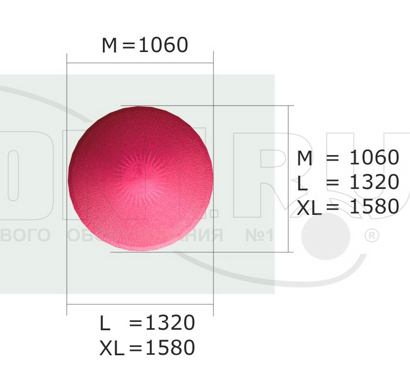 Резиновая фигура ZION Пузырь (для парков и детских площадок)