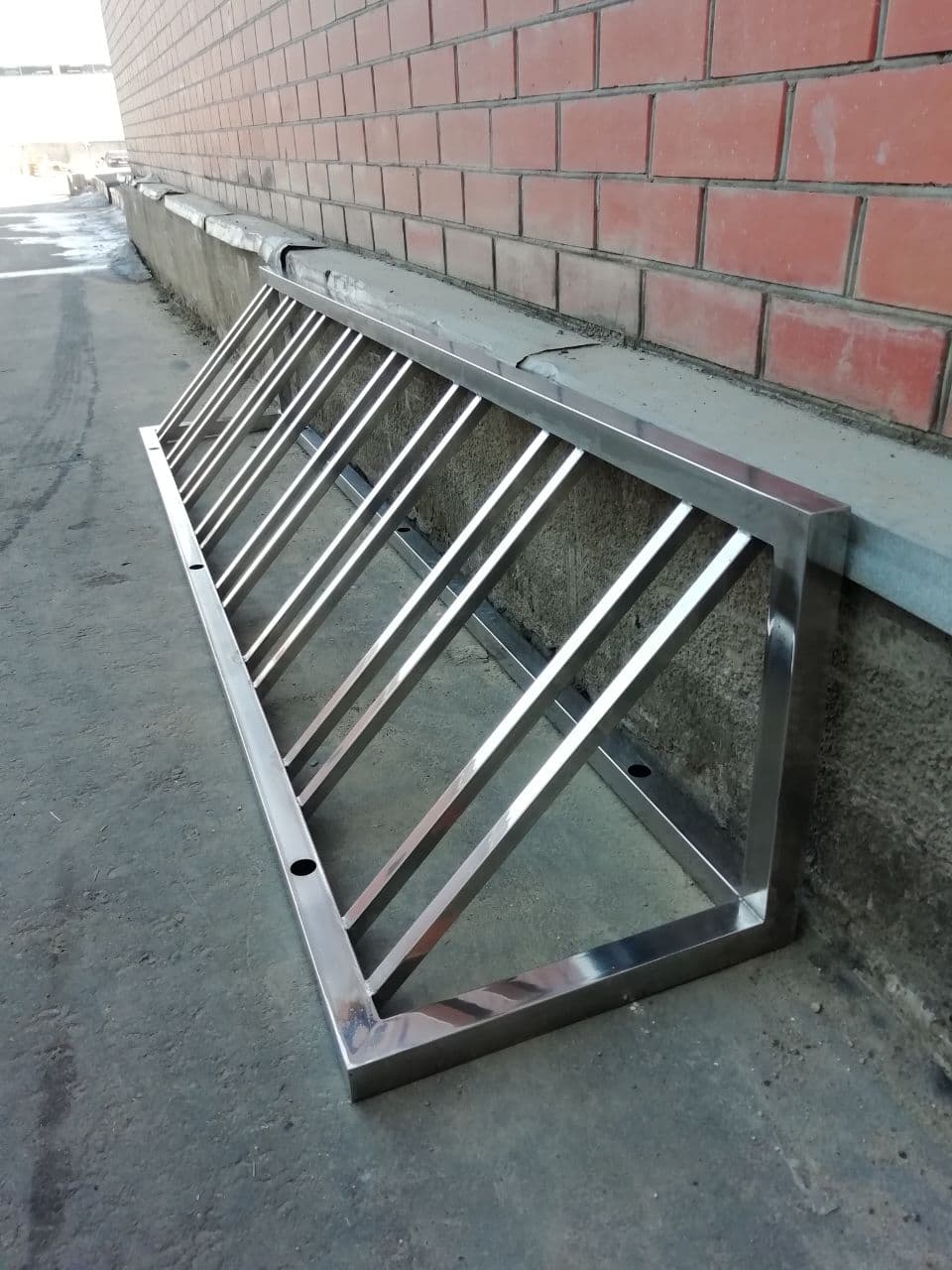 Велопарковка из нержавеющей стали Air-Gym ВП2