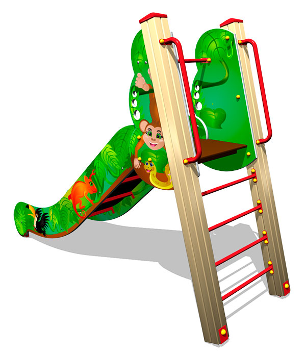 Горка детская ZION Тропики (Г039)