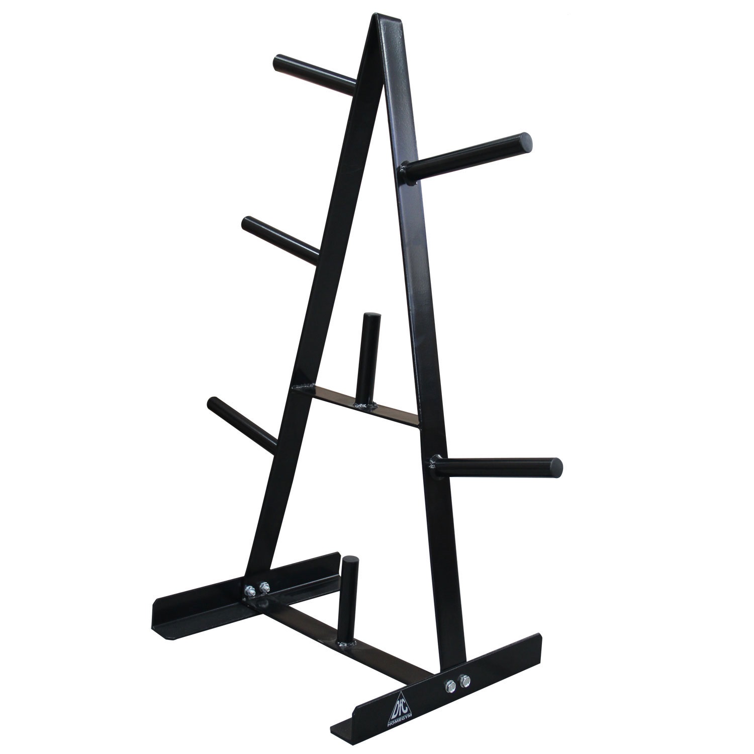 Стойка DFC Homegym RA001 для хранения дисков диаметром 25 мм - А-образная (на 7 позиций), черная