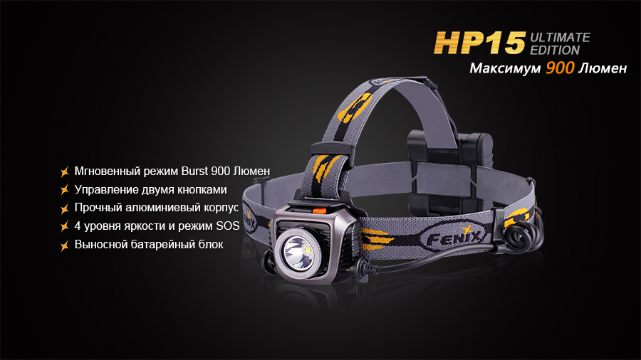 Налобный фонарь Fenix HP15UE Cree XM-L2(U2)
