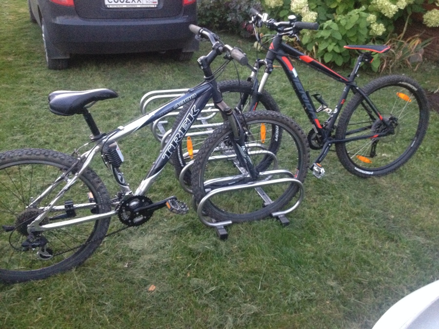 Велопарковка Air Gym ВП 7-1 из нержавеющей стали