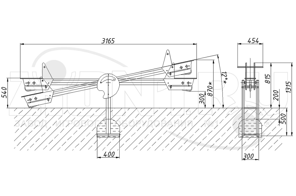 Качалка-балансир ZION Моряк (КЧ023)