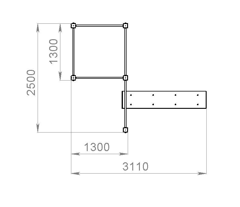 Уличный спортивный комплекс START LINE Fitness № 6