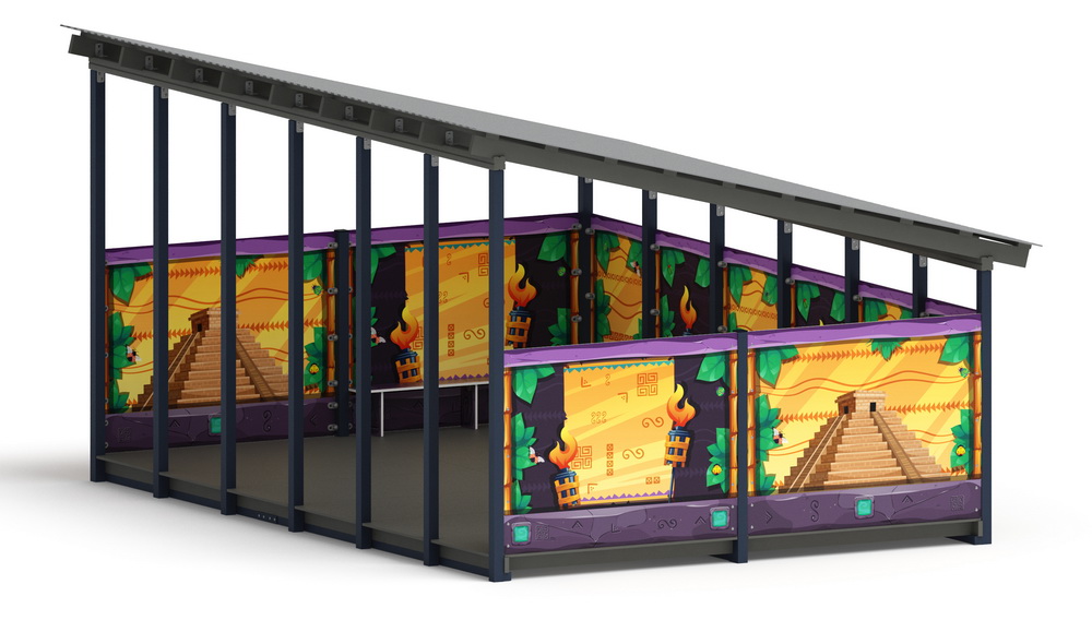 Теневой навес (Майя) МФ 71.6.4-06