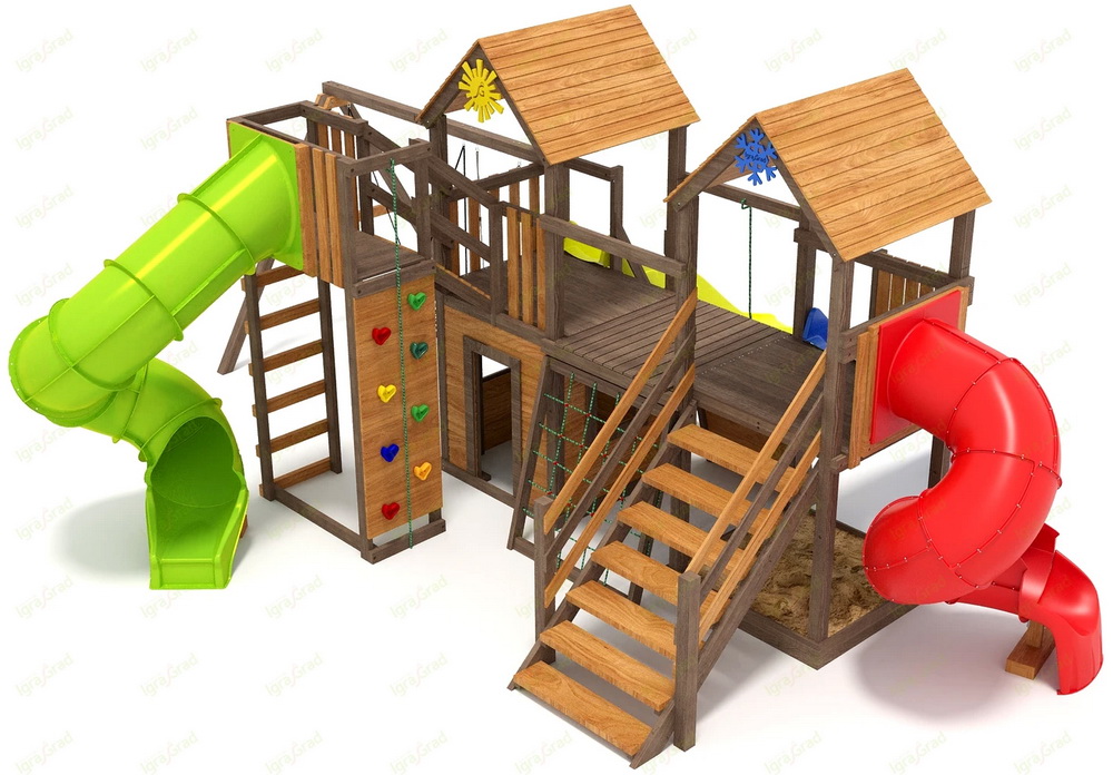 Детская площадка IgraGrad Комбо с трубой 2,1м