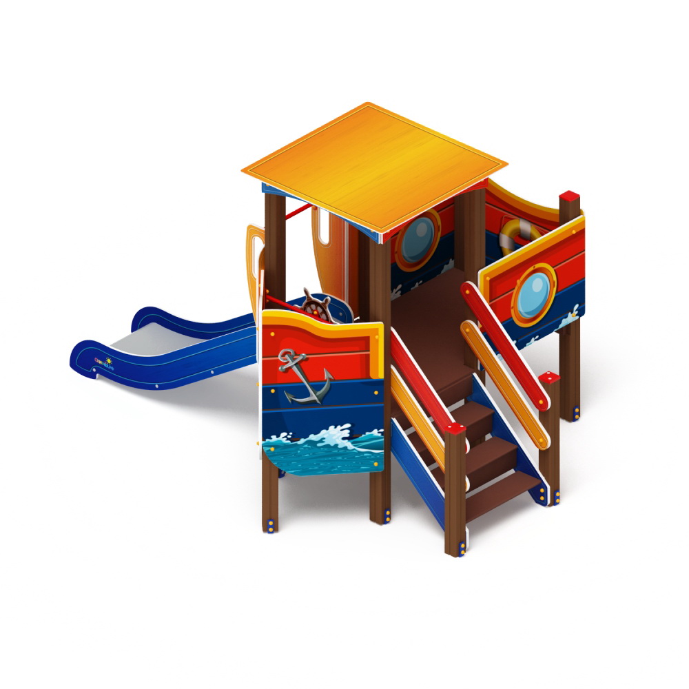 КАТЕРОК детский игровой комплекс ДИК 1.03.3.01 (H=750)