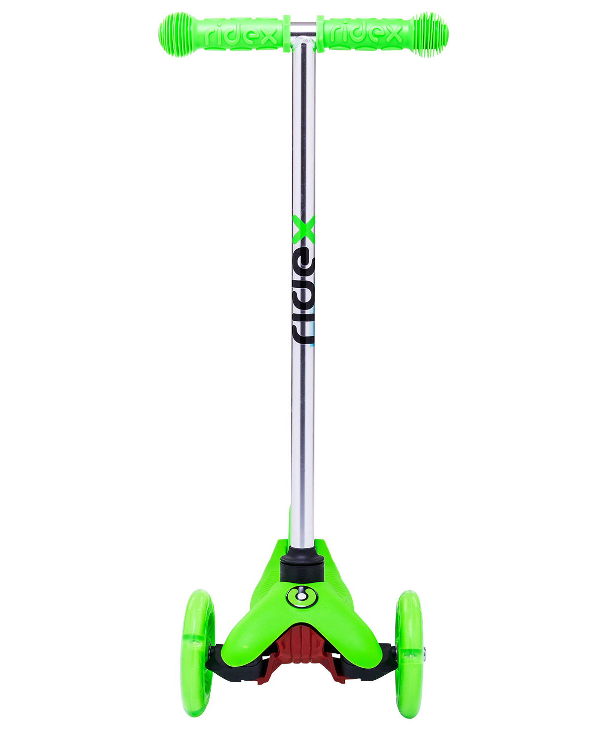 Самокат 3-колесный Zippy 3D, 120/80 мм, зеленый