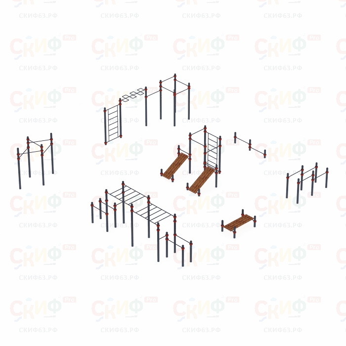 Уличный атлетический комплекс ВОРКАУТ 39 (89)