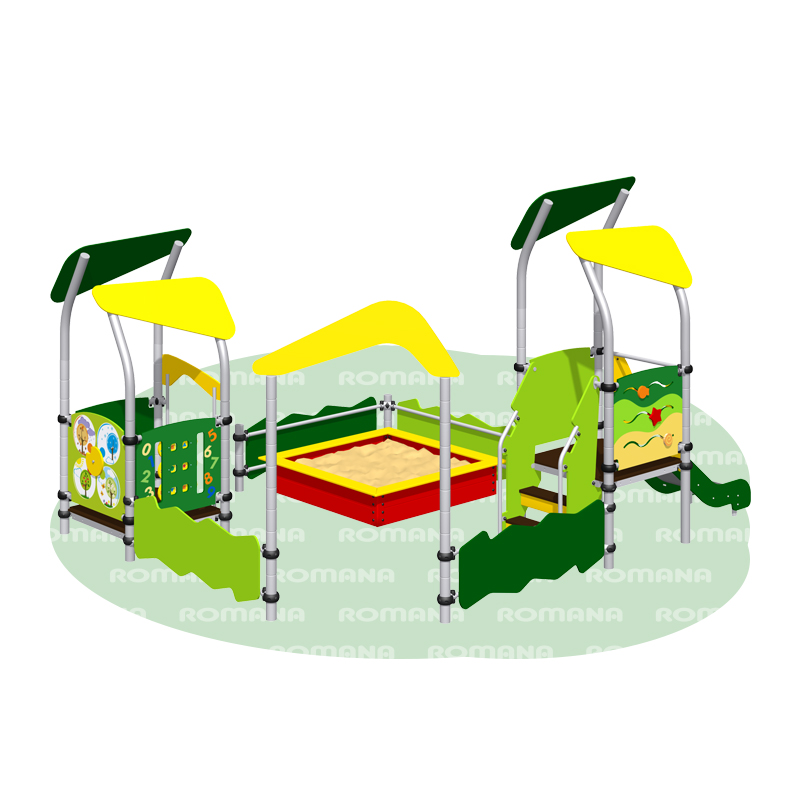 Песочный дворик с горкой «Romana 109.38.01»