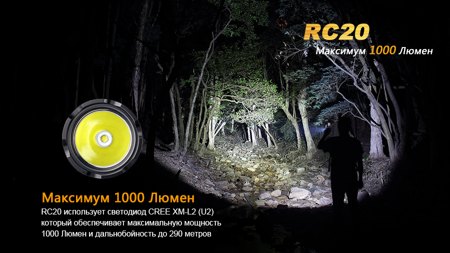 Фонарь Fenix RC20 Cree XM-L2 (U2)