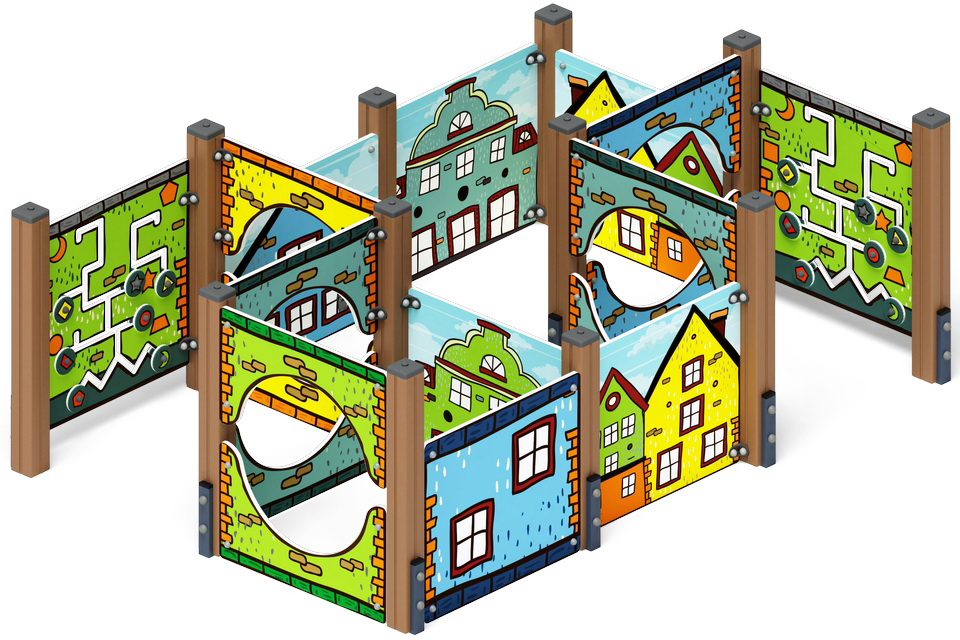 Лабиринт КУБИК 3 (Город) игровая форма МФ 20.01.03-01