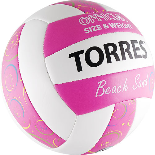 Мяч волейбольный TORRES Beach Sand Pink